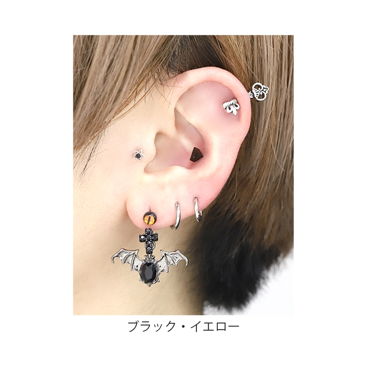 キャッチボディピアス 目ねこ猫ネコ ボディピ | ボディピアス専門店凛RIN | 詳細画像7 