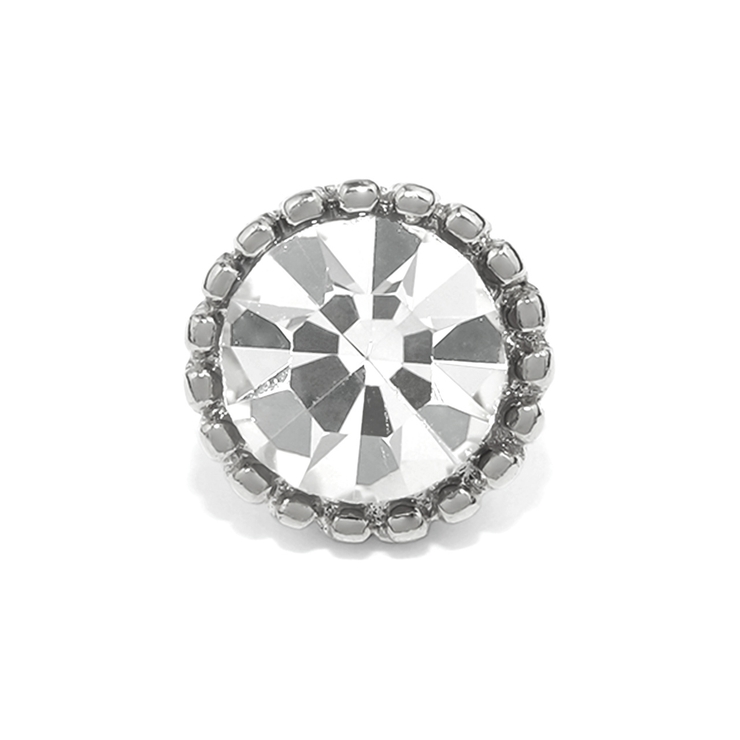 シルバー・クリア | ボディピアス ジュエル ストレートバーベル | ボディピアス専門店凛RIN