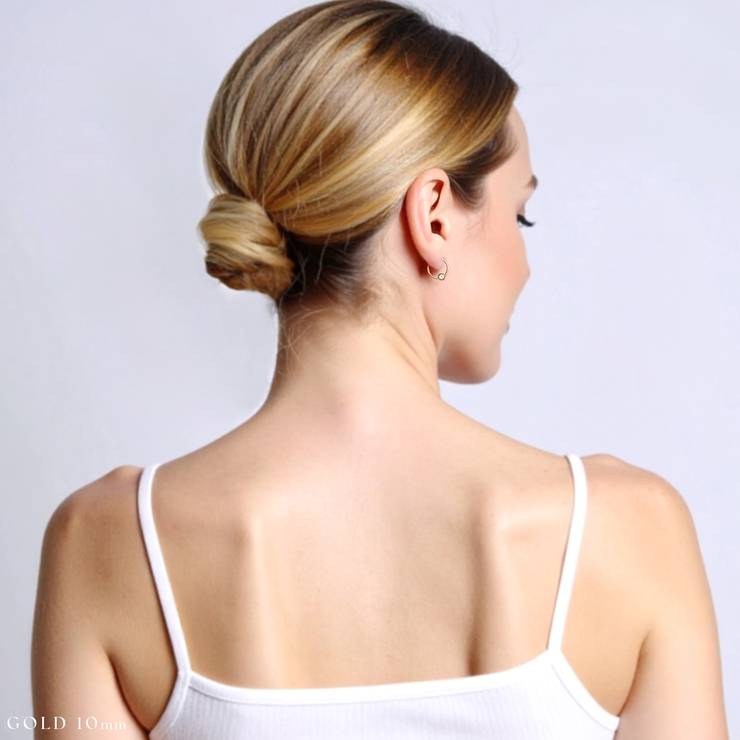 軟骨ピアス かわいい24Kピンクゴールド リングピアスセグメントクリッカーフープ… | ボディピアス専門店凛RIN | 詳細画像17 