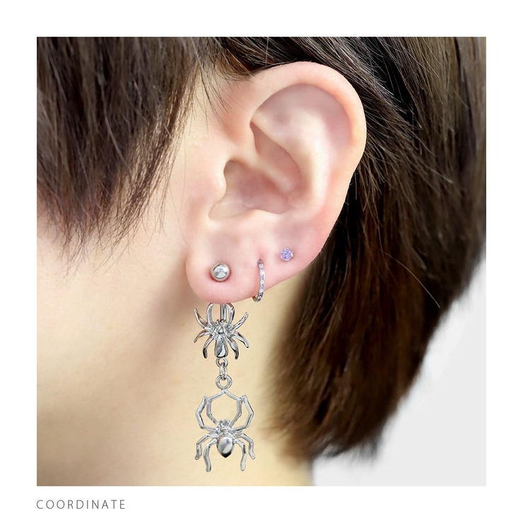 へそピアス 蜘蛛クモスパイダーおしゃれスタイリッシュ個性派 ボディピアス | ボディピアス専門店凛RIN | 詳細画像4 