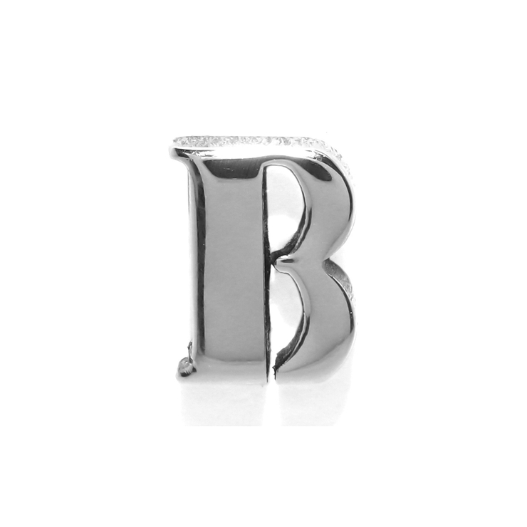 B | 軟骨ピアス イニシャルアルファベット英字英語金属アレルギー対応スタイリッシュ ボ… | ボディピアス専門店凛RIN