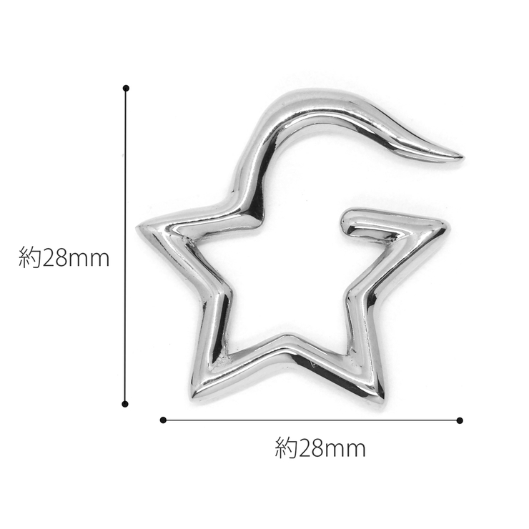 軟骨ピアス かわいい 6G | ボディピアス専門店凛RIN | 詳細画像3 