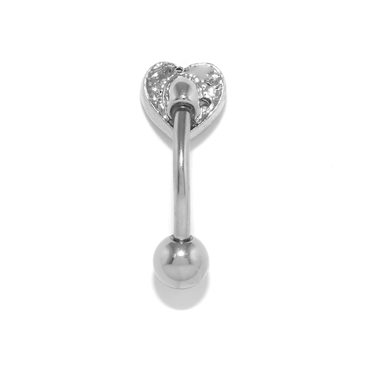 軟骨ピアスハートheartカーブかわいい おへそへそぴ シルバー | ボディピアス専門店凛RIN | 詳細画像10 