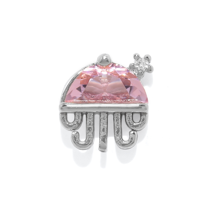 クラゲ・シルバー | 軟骨ピアス 海エビカニタコクラゲクジラエンゼルフィッシュキュービックジルコニア … | ボディピアス専門店凛RIN