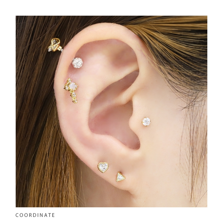 凛 RIN ボディピアス 14G 軟骨ピアス 16G 惑星 星 スター