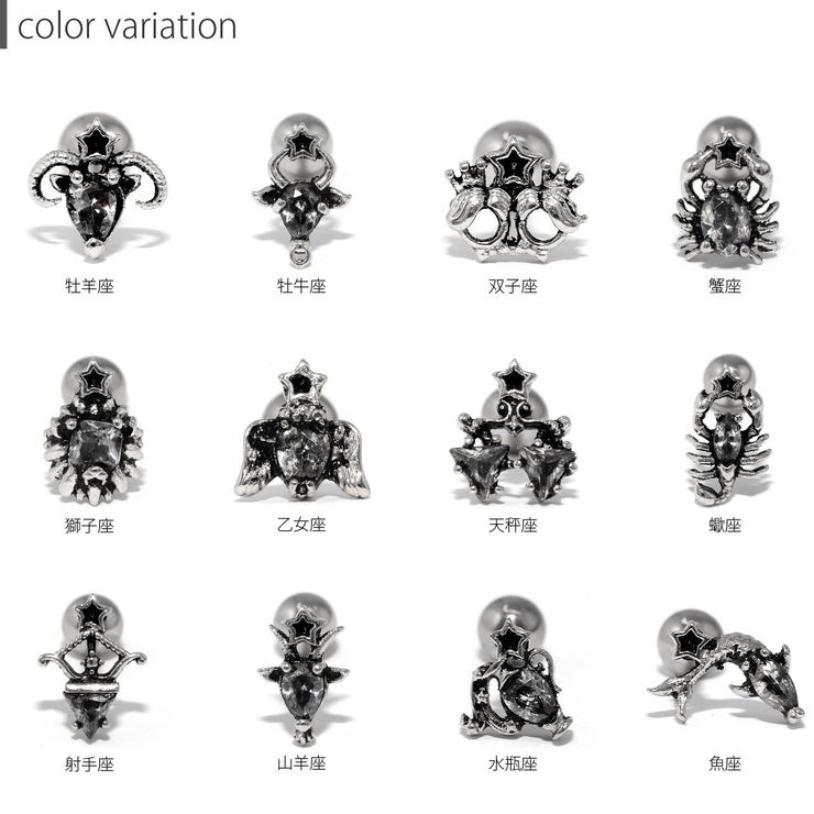 ボディピアス 星座 かわいい | ボディピアス専門店凛RIN | 詳細画像14 