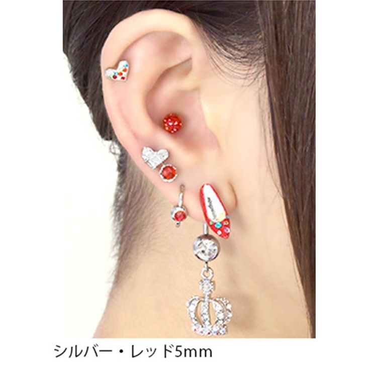 キャプティブビーズリング キャッチ 4mm | ボディピアス専門店凛RIN | 詳細画像6 
