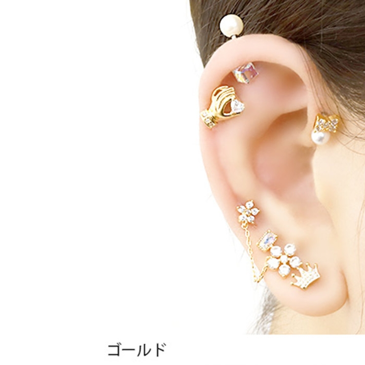 軟骨ピアス つけっぱなし ピアス 品番 Rina ボディピアス専門店凛rin ボディピアス のレディースファッション通販 Shoplist ショップリスト