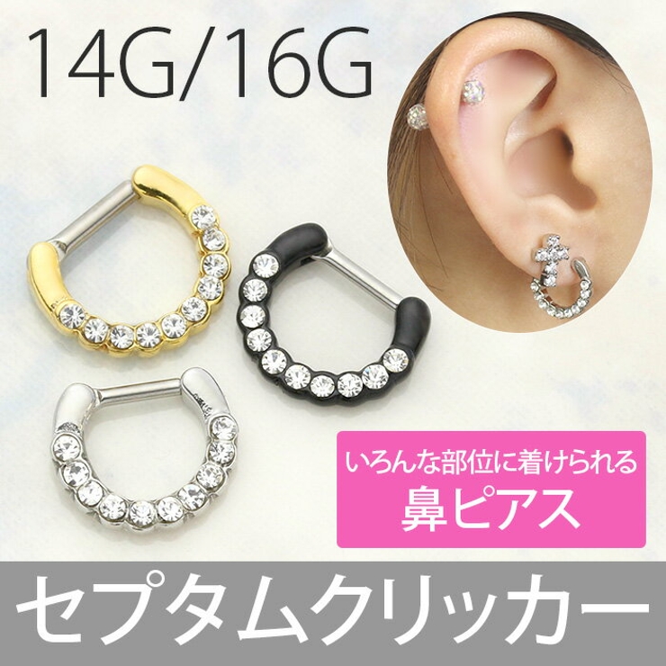 鼻ピアス0081 軟骨ピアス 軟骨 | ボディピアス専門店凛RIN | 詳細画像1 