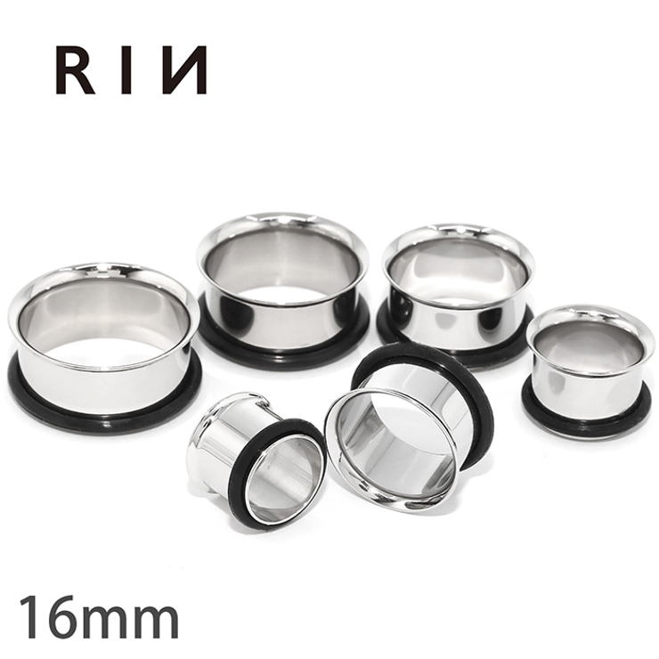 [16mm]シングルフレアアイレット シルバー ボディピアス | ボディピアス専門店凛RIN | 詳細画像1 
