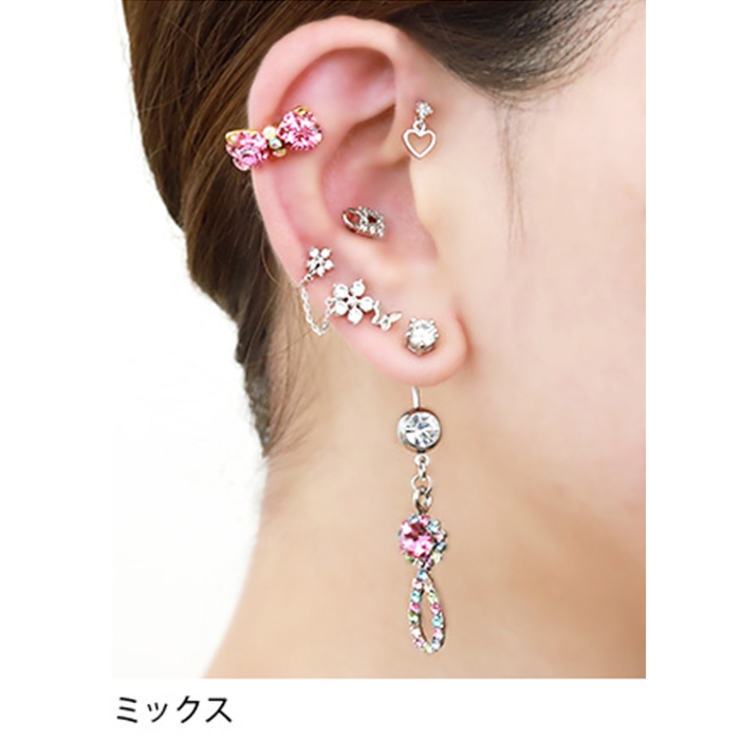 へそピアス かわいい 14g 品番 Rina ボディピアス専門店凛rin ボディピアス センモンテンリンリン のレディースファッション通販 Shoplist ショップリスト