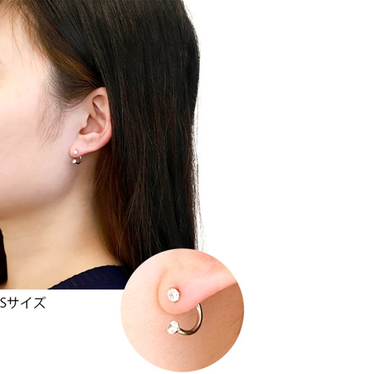軟骨ピアス かわいい 16G | ボディピアス専門店凛RIN | 詳細画像3 