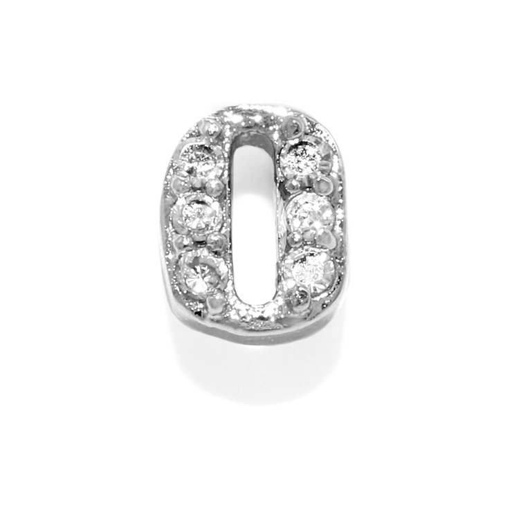 0 | 軟骨ピアス 数字ナンバー文字ジュエル0123456789数 ボディピアス | ボディピアス専門店凛RIN