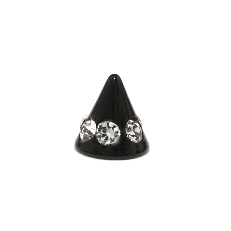 ブラック・4mm | キャッチ ボディピアス コーン | ボディピアス専門店凛RIN