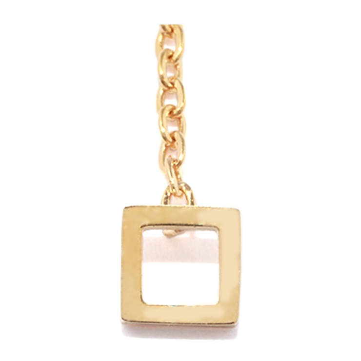 ゴールド・スクエア | 軟骨ピアス ボディピアス サージカルステンレス | ボディピアス専門店凛RIN