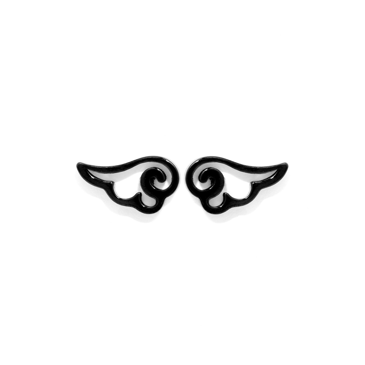 天使・ブラックペア | 軟骨ピアス 天使悪魔翼羽エンジェルデビルかわいいクール ボディピアス | ボディピアス専門店凛RIN