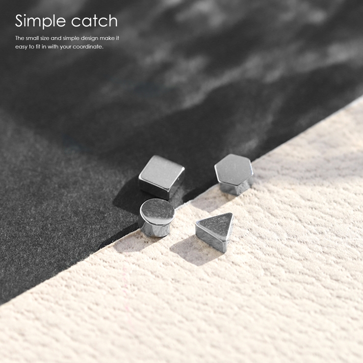 ボディピアスキャッチ 丸三角四角六角 カスタムパーツ | ボディピアス専門店凛RIN | 詳細画像2 