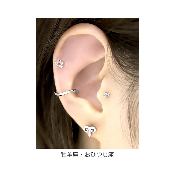 軟骨ピアス 星黄道12星座 zodiacsignサージカルステンレス | ボディピアス専門店凛RIN | 詳細画像7 
