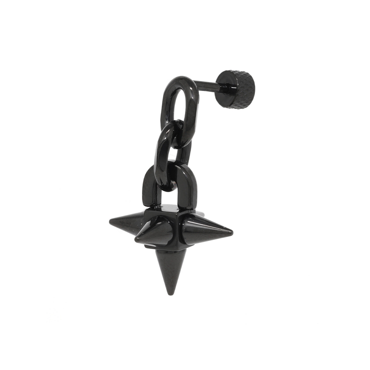 ブラック | 軟骨ピアス 16G ボディピアス | ボディピアス専門店凛RIN
