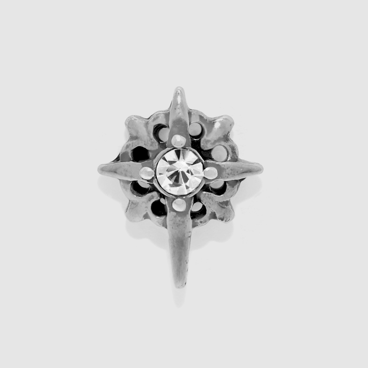 シルバー | ステンレスピアス クロス十字架ジュエルメンズシンプルスタイリッシュ アクセサリー | ボディピアス専門店凛RIN