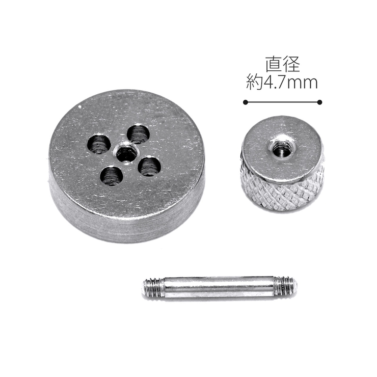 軟骨ピアス ボタン釦button ストレートバーベル | ボディピアス専門店凛RIN | 詳細画像9 