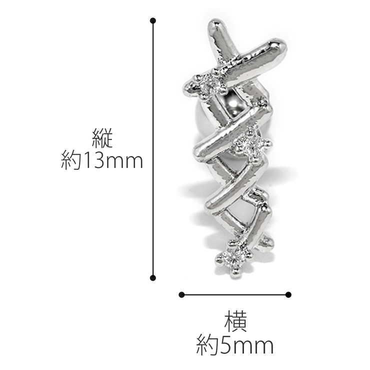 軟骨ピアス コルセットジュエル レースアップ編み上げストレートバーベルボディピア… | ボディピアス専門店凛RIN | 詳細画像12 