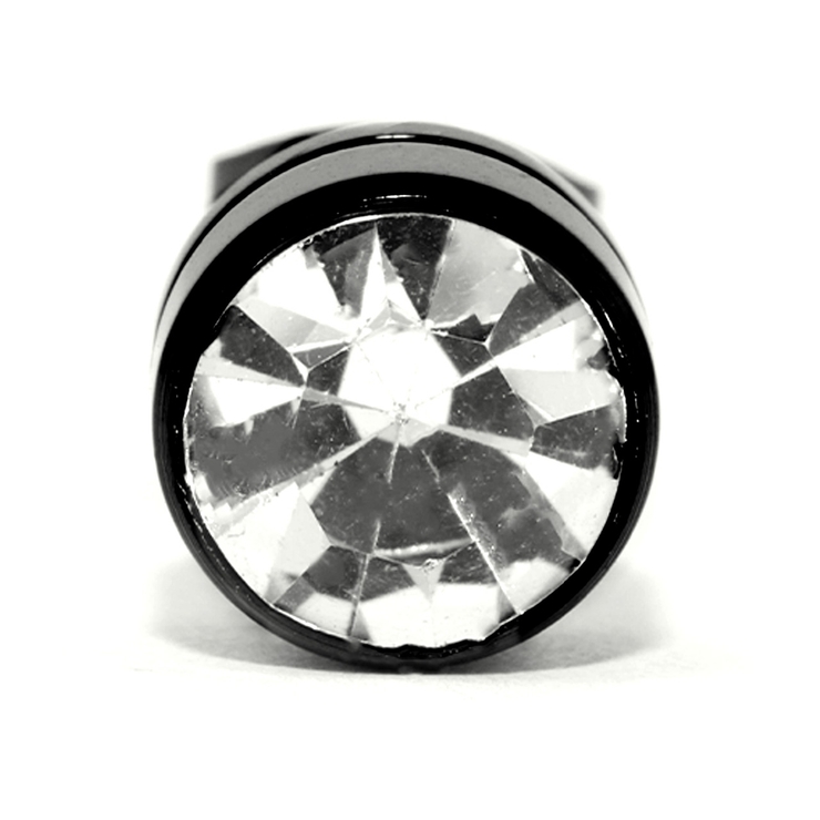 ブラック/クリア | ステンレスピアス サージカルステンレス 金属アレルギー対応 | ボディピアス専門店凛RIN