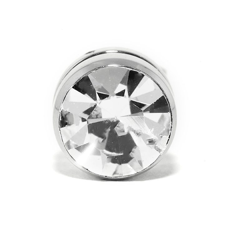 シルバー/クリア | ステンレスピアス サージカルステンレス 金属アレルギー対応 | ボディピアス専門店凛RIN