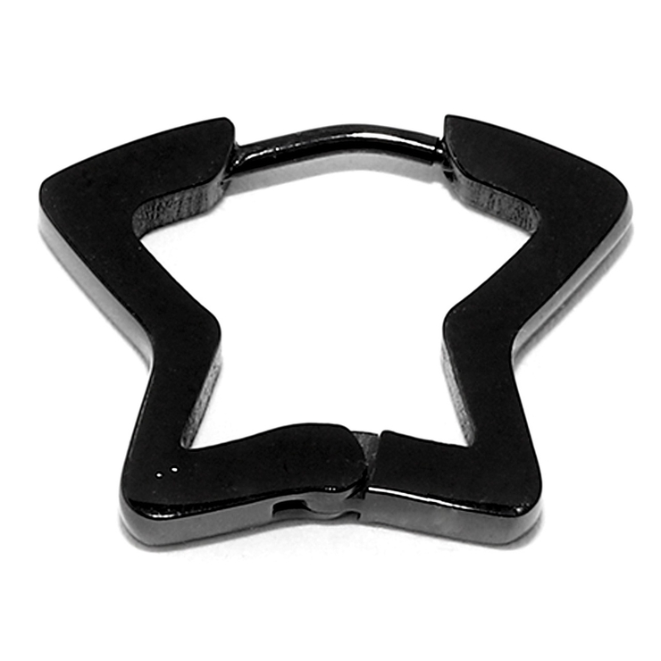 ブラック | ステンレスピアス スター 星 | ボディピアス専門店凛RIN