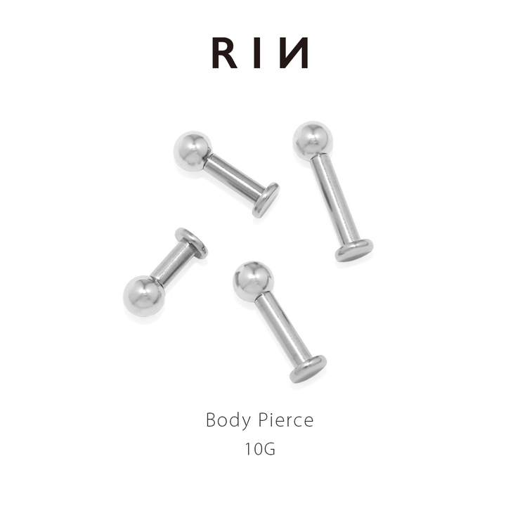 軟骨ピアス シンプルステンレス定番アイテム金属アレルギー ボディピアス | ボディピアス専門店凛RIN | 詳細画像1 