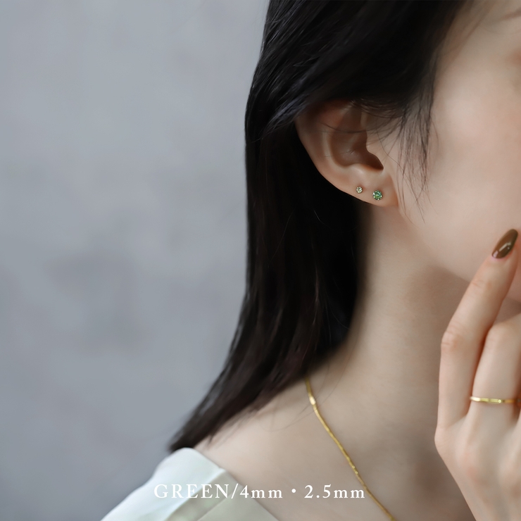樹脂ポストジュエルピアス 5個セット 金属アレルギーガラスストーン | ボディピアス専門店凛RIN | 詳細画像6 