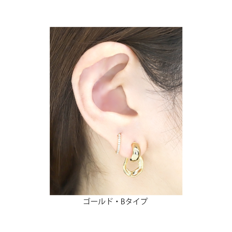 ファッションピアス フープピアス 2連フロントバック | ボディピアス専門店凛RIN | 詳細画像10 