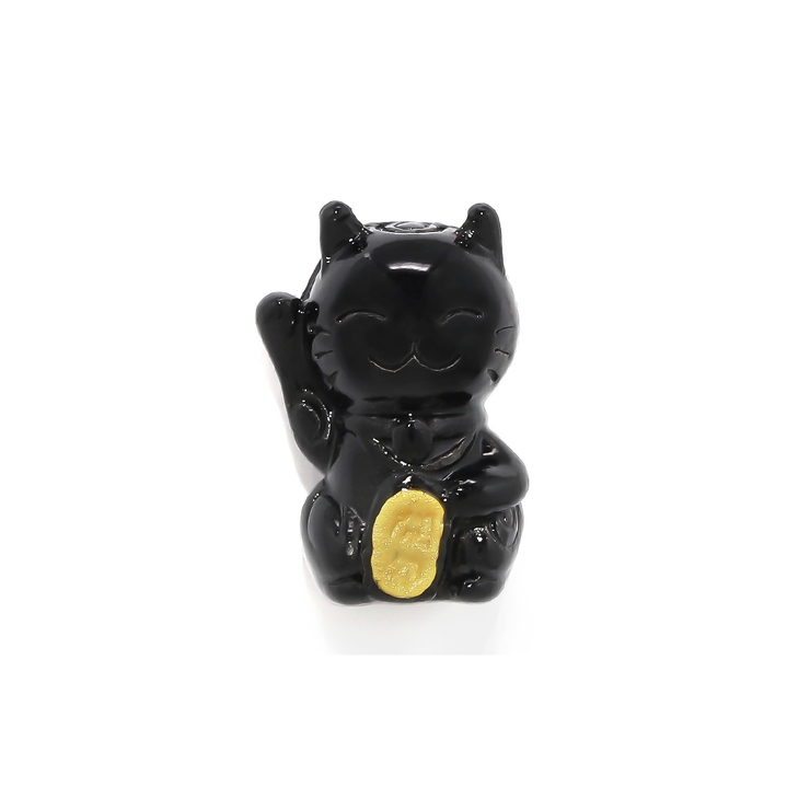黒 | ピアス まねきねこネコ 和風日本ジャパン | ボディピアス専門店凛RIN