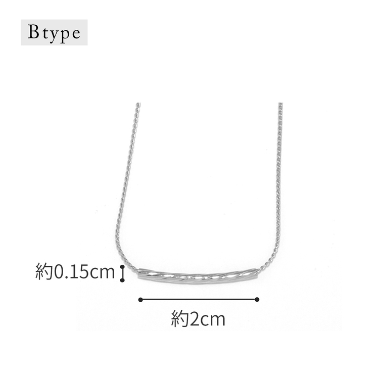 ネックレス シンプルキレイ チェーンストロービーズ | ボディピアス専門店凛RIN | 詳細画像17 