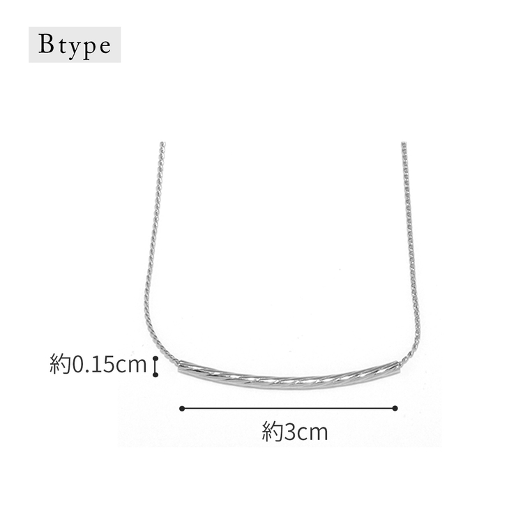 ネックレス シンプルキレイ チェーンストロービーズ | ボディピアス専門店凛RIN | 詳細画像18 