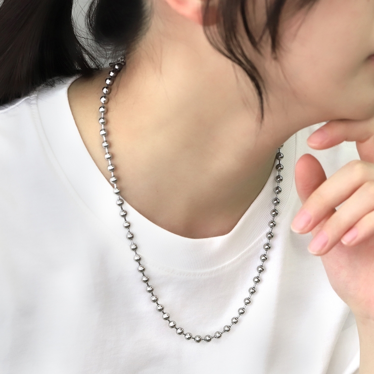 ネックレス カジュアルシンプルチェーン サージカルステンレス金属アレルギーボール… | ボディピアス専門店凛RIN | 詳細画像8 