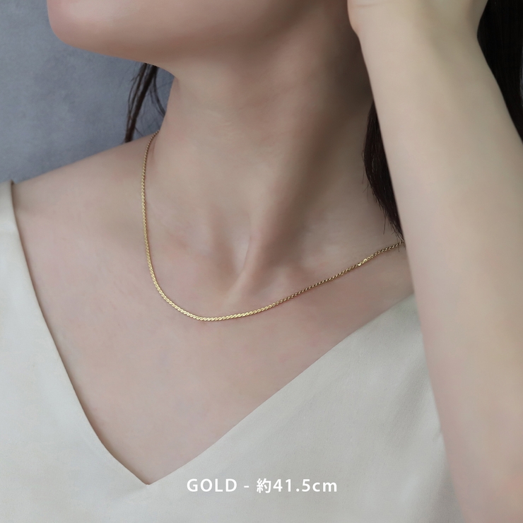 ネックレス サーペンタインチェーンS字スネーク[品番