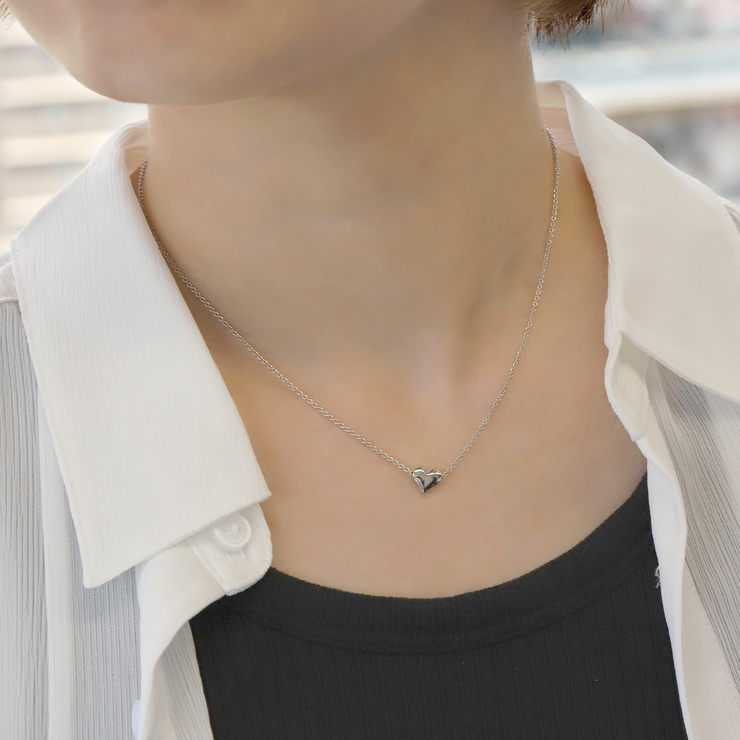 ネックレスペンダント ハートheartかわいい 16kコーティングあずきチェーン | ボディピアス専門店凛RIN | 詳細画像10 