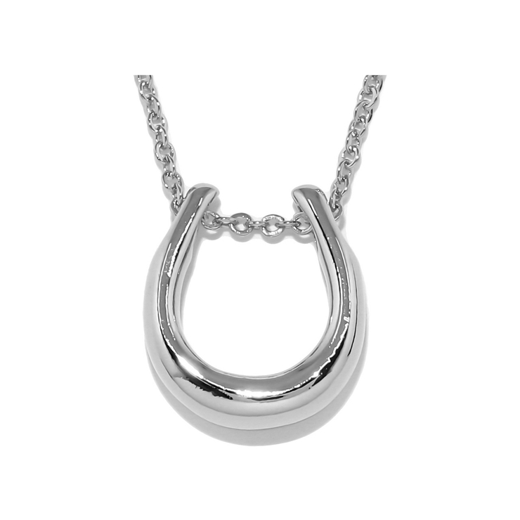 シルバー | ネックレスペンダント 馬蹄ホースシュー ラッキーかわいい16kコーティング | ボディピアス専門店凛RIN