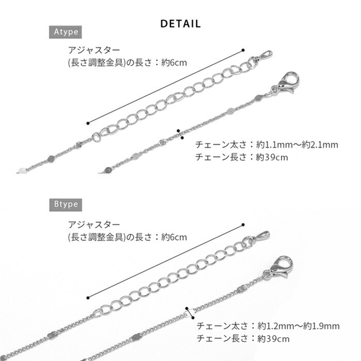 ネックレス レディースチェーンネックレス あずきチェーン喜平 | ボディピアス専門店凛RIN | 詳細画像10 