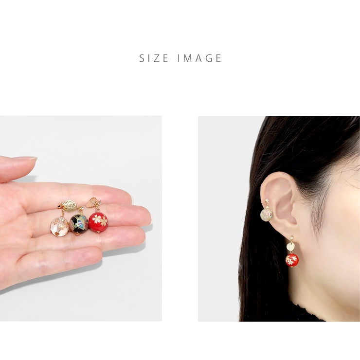 キャッチ 和風ボール桜菊花 ボディピアス | ボディピアス専門店凛RIN | 詳細画像8 