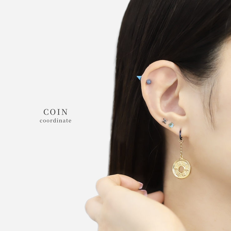 チャーム おみくじ硬貨五円玉鈴鈴紐開運和風鬼滅 ボディピアス[品番