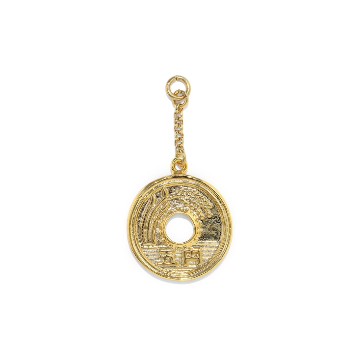 鈴乃緒 | チャーム おみくじ硬貨五円玉鈴鈴紐開運和風鬼滅 ボディピアス | ボディピアス専門店凛RIN