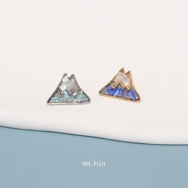 16G18Gボディピアスキャッチ 金属アレルギー 富士山桜さくら | ボディピアス専門店凛RIN | 詳細画像4 