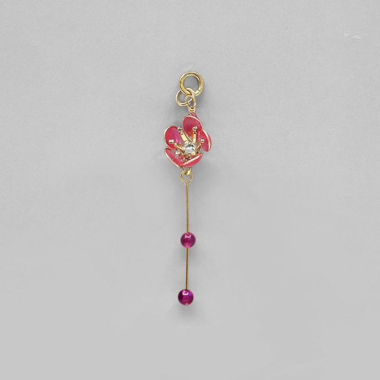 うめ | チャーム 花フラワー和和風季節の花 ボディピアス | ボディピアス専門店凛RIN