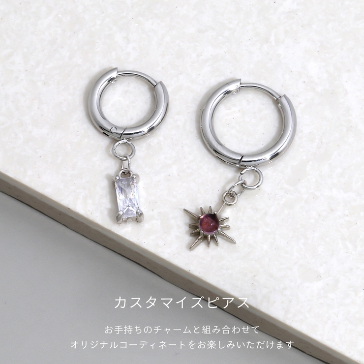 軟骨ピアス リングパーツシルバーシンプルワンタッチアレンジカスタマイズ ボディピ… | ボディピアス専門店凛RIN | 詳細画像3 