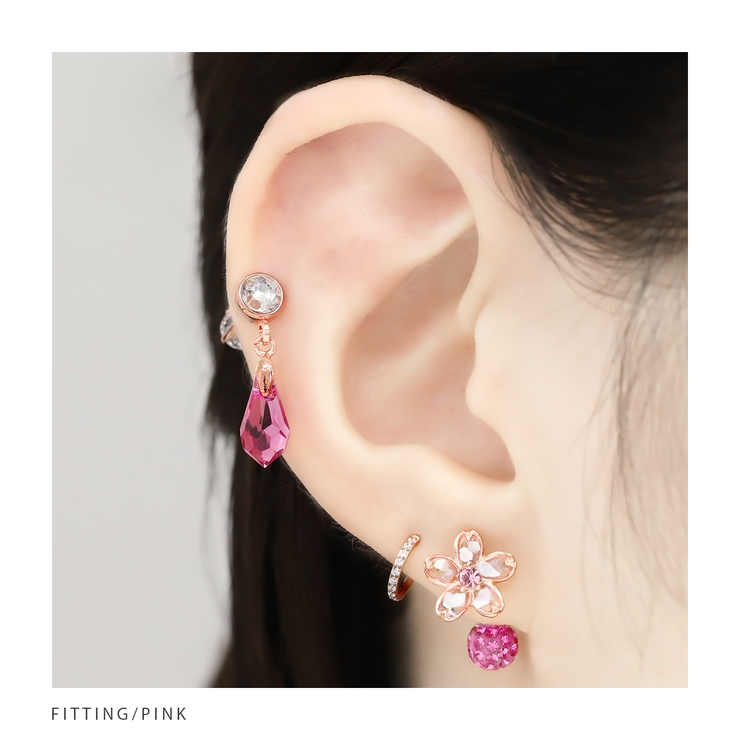 ボディピアスドロップジュエル 立爪ダブルフェイス 軟骨ピアス | ボディピアス専門店凛RIN | 詳細画像7 