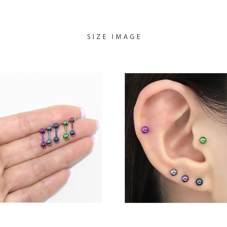 ボディピアス ストレートバーベル カラーバーベル | ボディピアス専門店凛RIN | 詳細画像10 