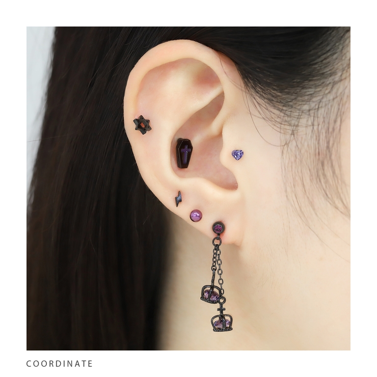 ボディピアス軟骨ピアス クラウンピアス王冠 ボディーピアス | ボディピアス専門店凛RIN | 詳細画像12 