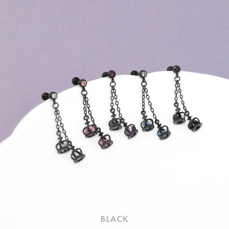 ボディピアス軟骨ピアス クラウンピアス王冠 ボディーピアス | ボディピアス専門店凛RIN | 詳細画像7 